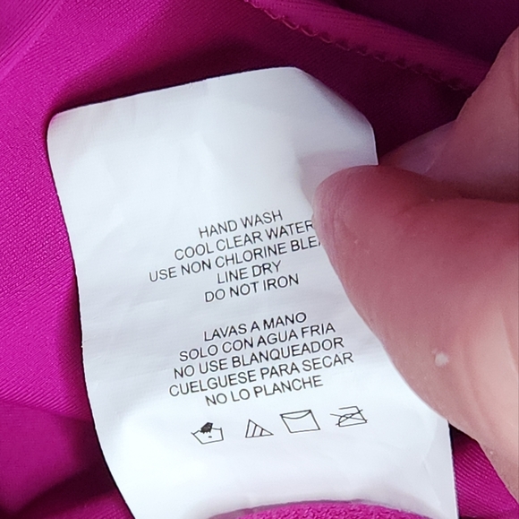 Women's UPF 50 Waist Detail Over the Shoulder One Piece Swimsuit - Aqua Green 18 - Picture 16 of 16